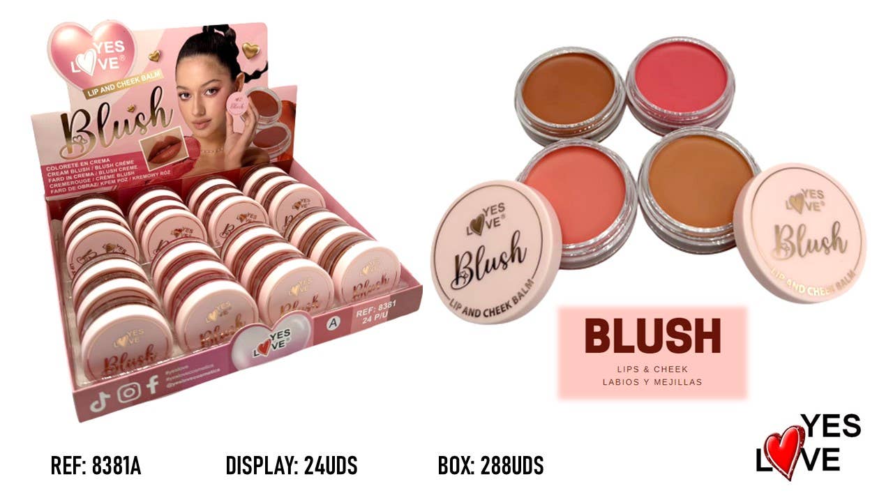 CREAM BLUSH FOR CHEEKS AND LIPS