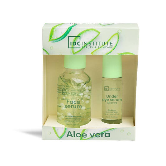 IDC INSTITUTE ALOE VERA SHINNING DUO SET