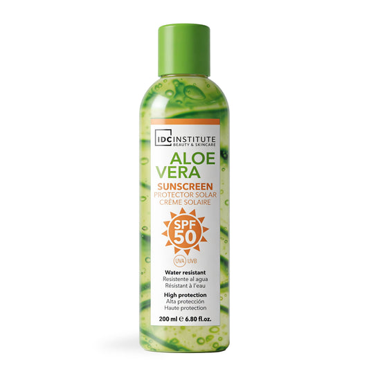 Sunscreen Aloe Vera SPF 50 200 ml - IDC Institute