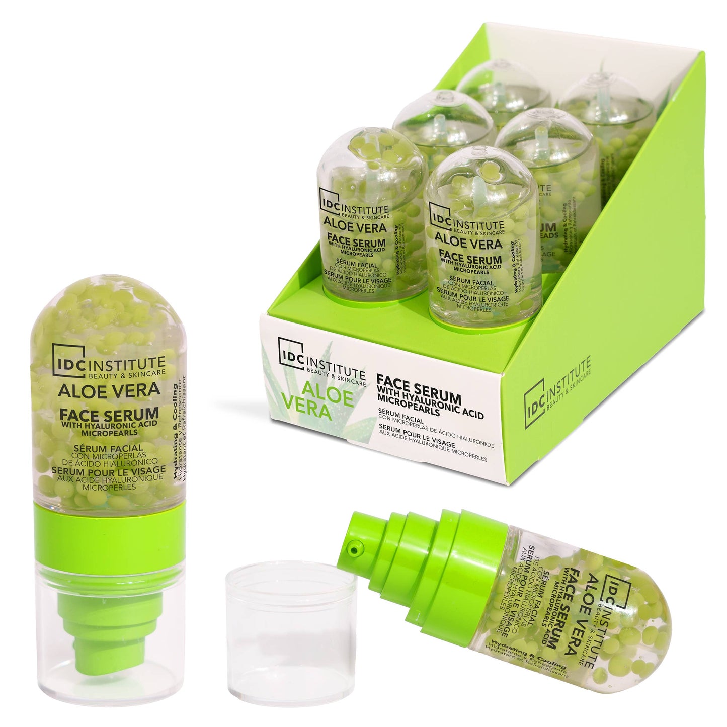 Aloe Vera Face Serum with Micropearls 35 ml - IDC Institute