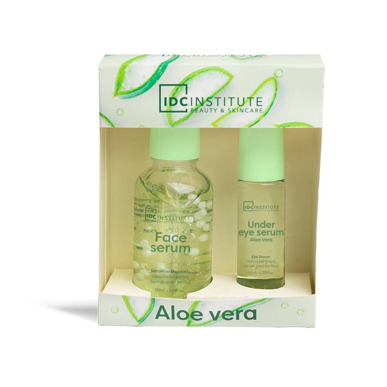 IDC INSTITUTE ALOE VERA SHINNING DUO SET