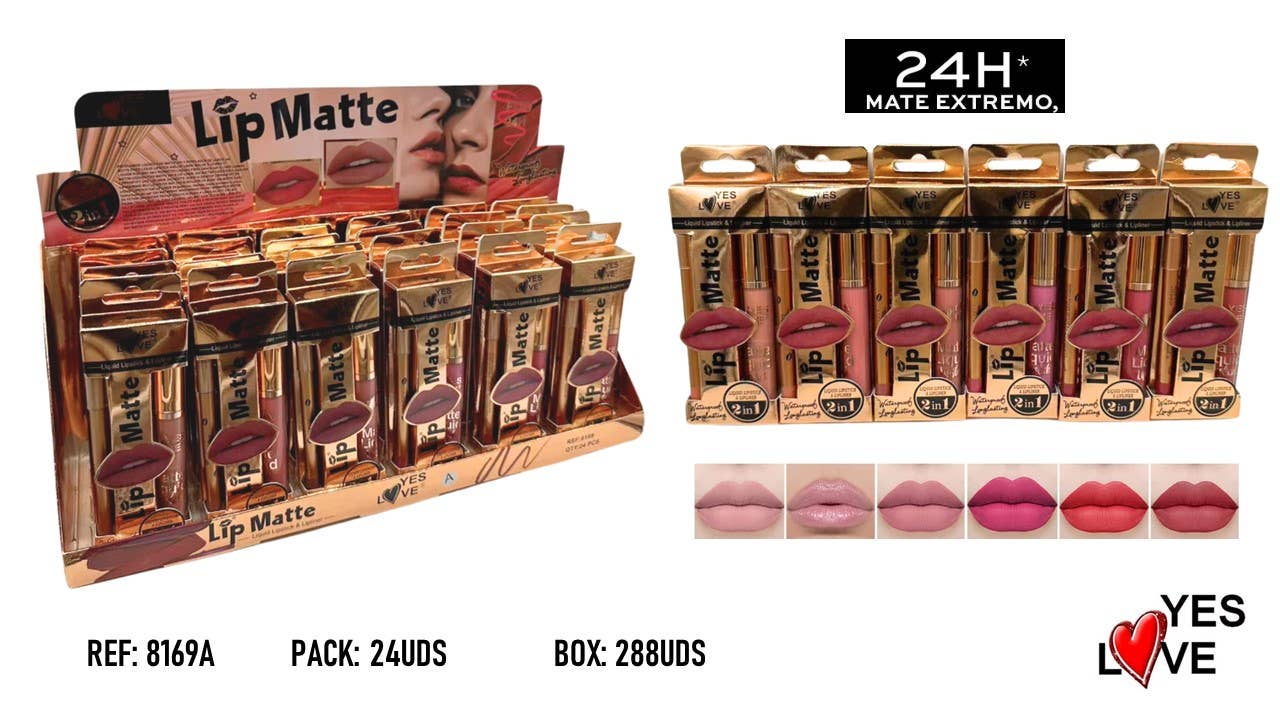 SET PENCIL + GLOSS MATTE 24H LONG LASTING