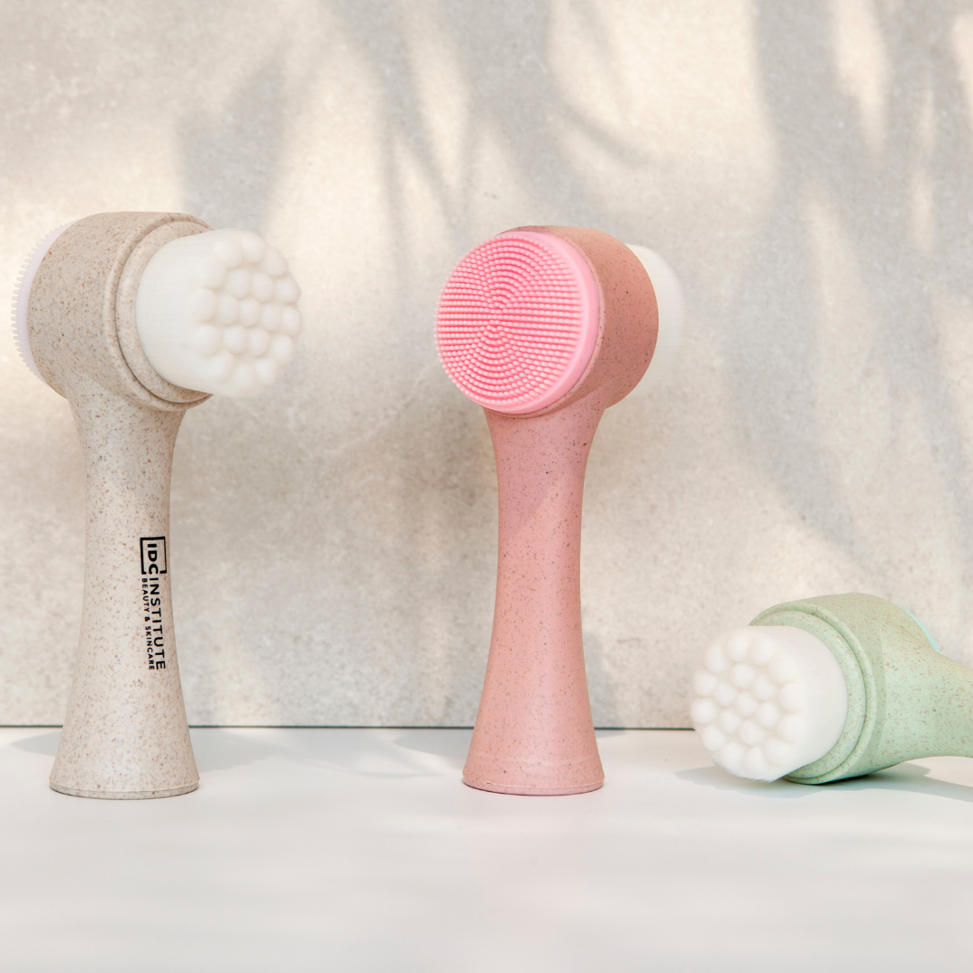 Idc Institute Natural Fiber Facial Brush 2In1